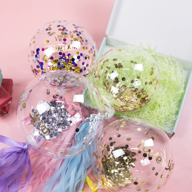 1pc Confetti Transparent 24inch 36inch Latex Balloons 2.5cm Confetti Wedding Bachelorette Team Bride Decorations Party Supplies
1pc Confetti Transparent 24inch 36inch Latex Balloons 2.5cm Confetti Wedding Bachelorette Team Bride Decorations Party Supplies