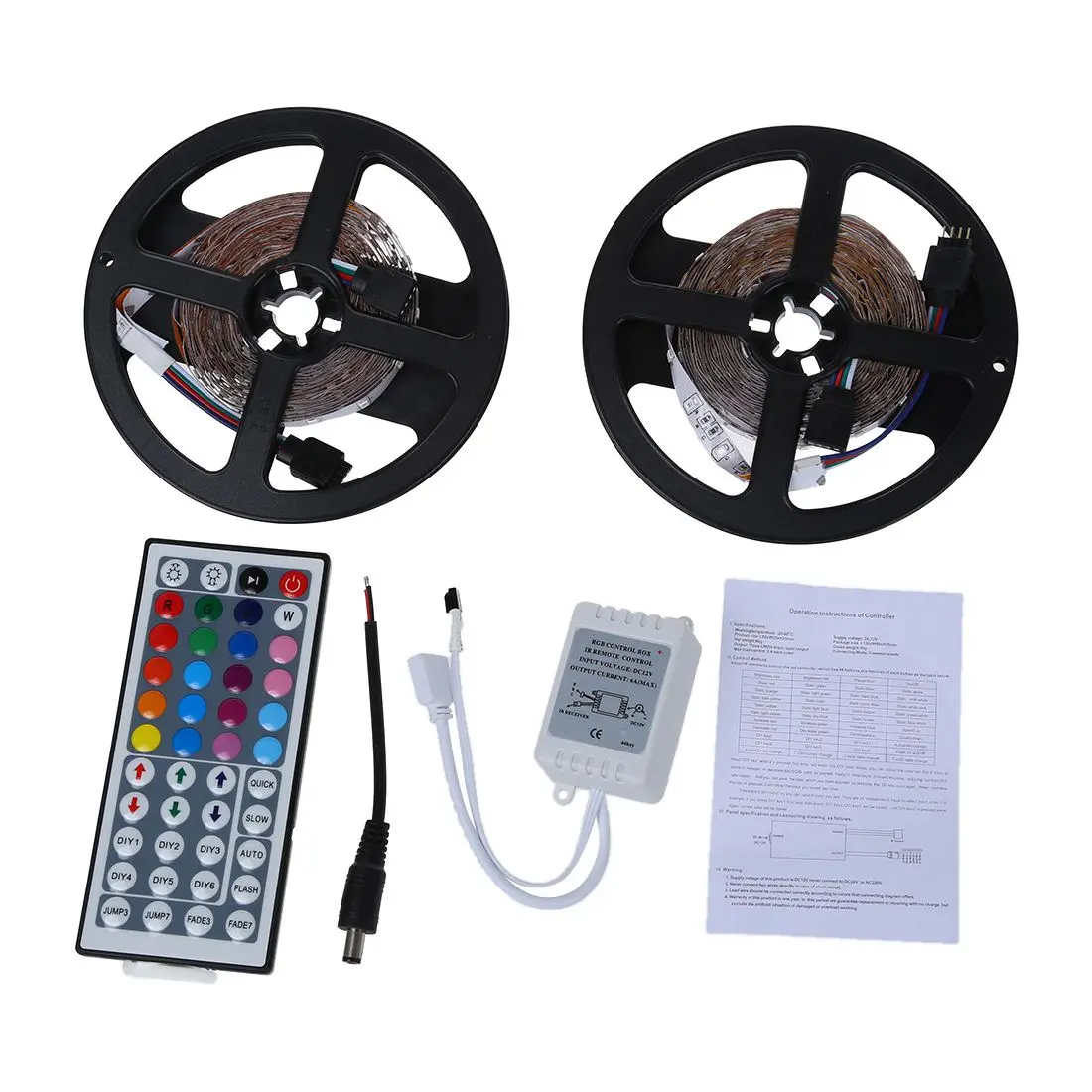 10m 2x5M 3528 SMD 600 LED String Strip Light RGB + remote control | Освещение
