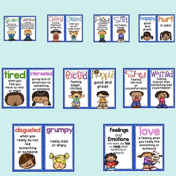 10Pcs/Set Feelings&Emotions Learn English Flash Cards A4 Big Card Classroom Decoration Poster Early Education Children Baby Card
10Pcs/Set Feelings&Emotions Learn English Flash Cards A4 Big Card Classroom Decoration Poster Early Education Children Baby Card