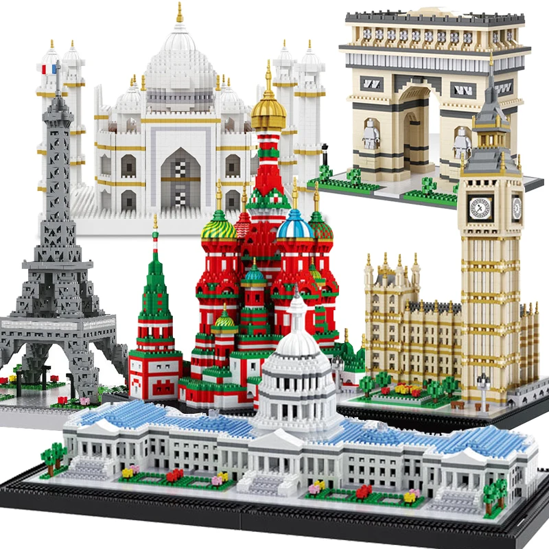 Diamond NO Compatible legoing city Taj Mahal triumphal arch Word Great Architecture model building kit bricks micro blocks sets
Diamond NO Compatible legoing city Taj Mahal triumphal arch Word Great Architecture model building kit bricks micro blocks sets