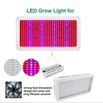 Led Grow Lights 1500W Full Spectrum Grow Lights Double Chips Growing Lamp for Indoor Plants Greenhouse Hydroponic Veg and Flower
Led Grow Lights 1500W Full Spectrum Grow Lights Double Chips Growing Lamp for Indoor Plants Greenhouse Hydroponic Veg and Flower