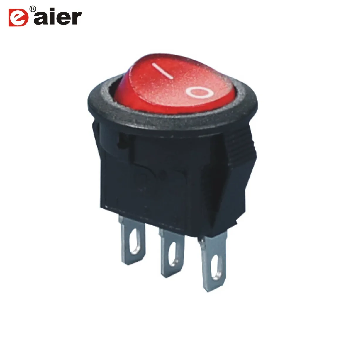 

Mini Round Shape 3 Pins Rocker Switch ON/OFF SPST 3A 250VAC Single Pole 6A 125VAC Switches 2 Position With Solder Terminal