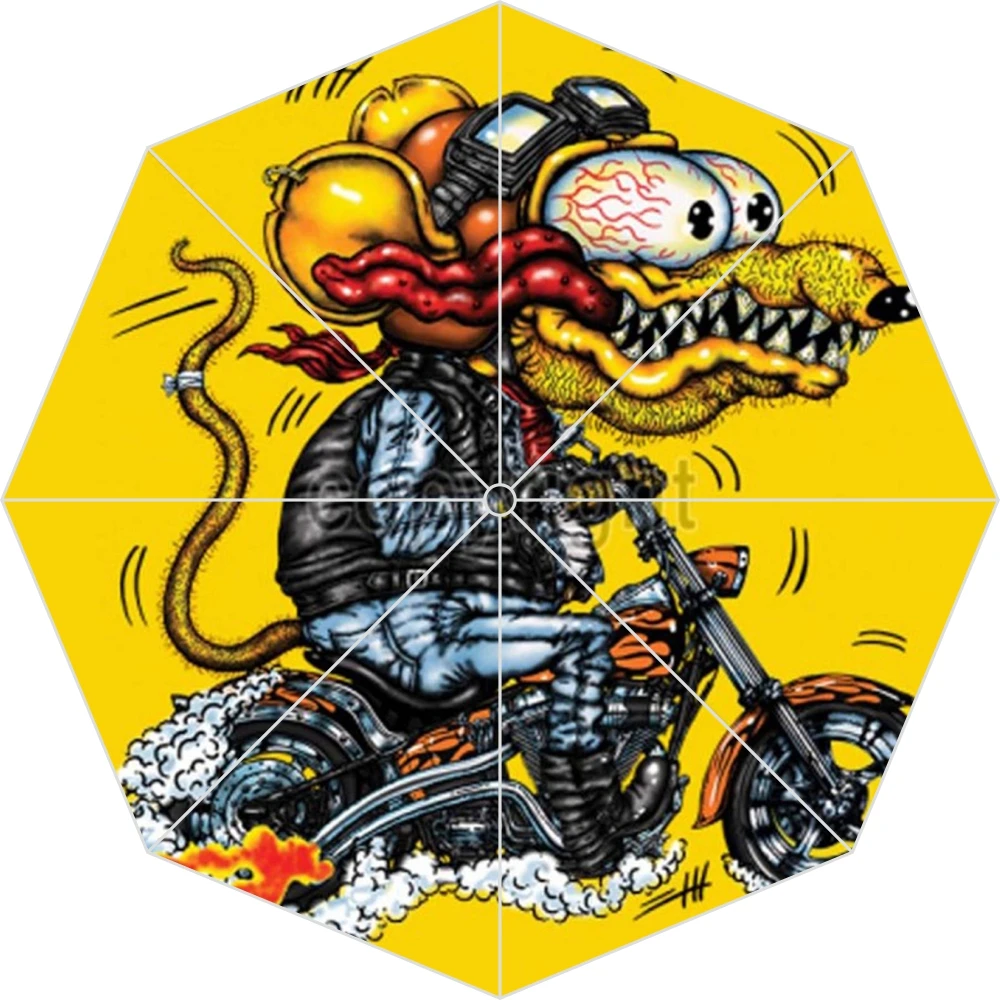 RAT FINK Automatic Umbrella Fashion Painting Parasol Beach Umbrellas Sun/Rain Women Umbrella
RAT FINK Automatic Umbrella Fashion Painting Parasol Beach Umbrellas Sun/Rain Women Umbrella