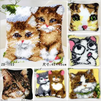 oneroom cross stitch pillow Placemats "do it yourself" method of needlework kit latch hook rug kit embroidered pillow ZD665 cat
oneroom cross stitch pillow Placemats "do it yourself" method of needlework kit latch hook rug kit embroidered pillow ZD665 cat