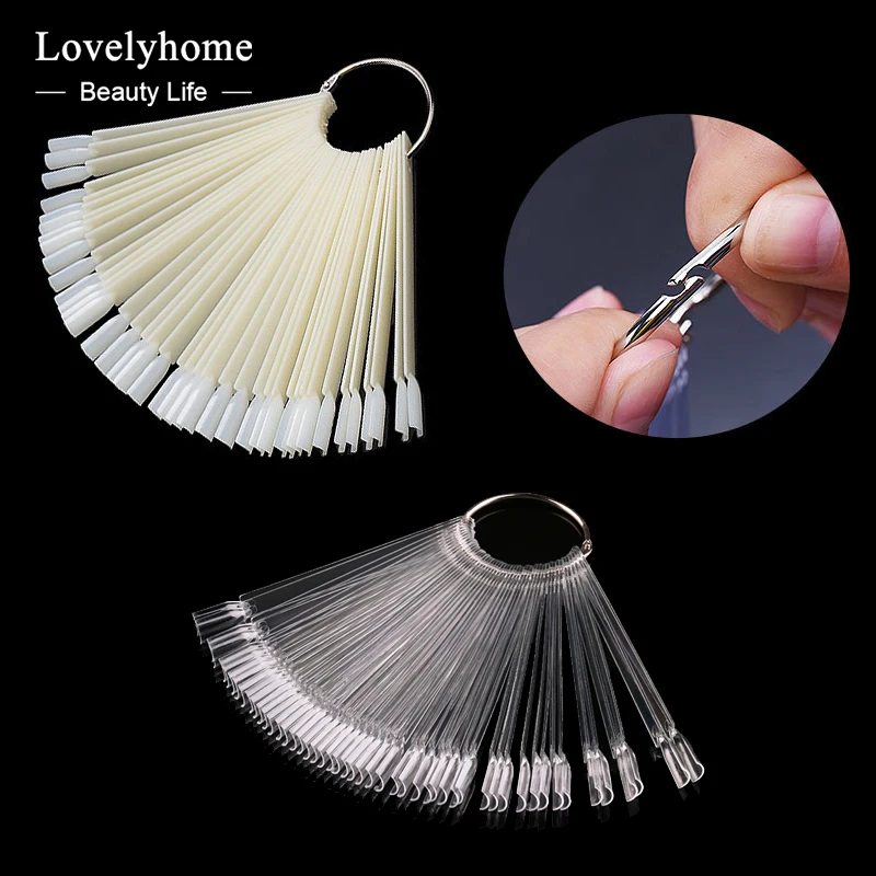 50x Transparent White Nail Display False Nail Art Clear Fan Wheel Polish UV Gel Practice Tip Sticks Fake Nails
50x Transparent White Nail Display False Nail Art Clear Fan Wheel Polish UV Gel Practice Tip Sticks Fake Nails