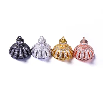 Jewelry Making Supplies High Quality Copper Zirconia Rhinestone Tassel Caps Charms DIY Long Necklace Findings & Component
Jewelry Making Supplies High Quality Copper Zirconia Rhinestone Tassel Caps Charms DIY Long Necklace Findings & Component