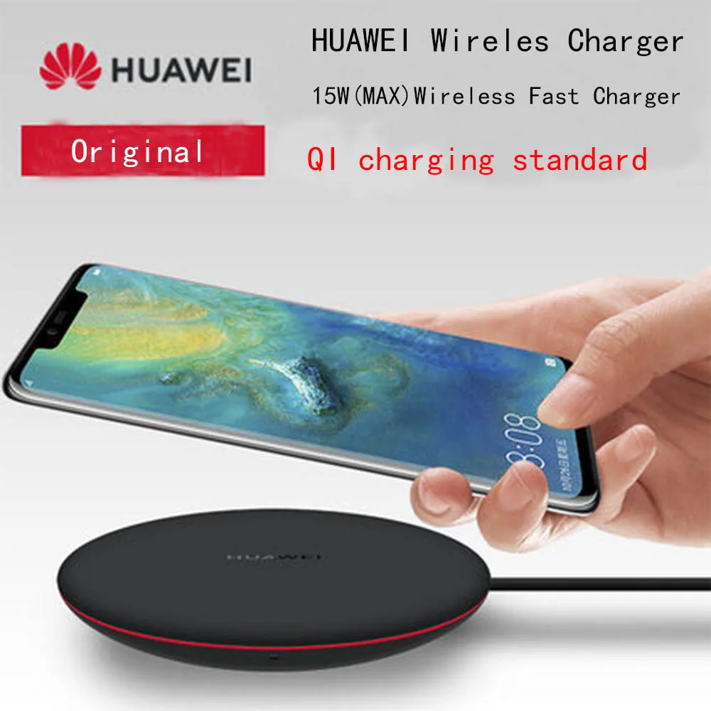 Original HUAWEI QI Wireless Charger Type C CP60 WPC Smart 15W Max HUAWEI Mate 20 Pro RS Compatible for IPhone Samsung Xiaomi
Original HUAWEI QI Wireless Charger Type C CP60 WPC Smart 15W Max HUAWEI Mate 20 Pro RS Compatible for IPhone Samsung Xiaomi