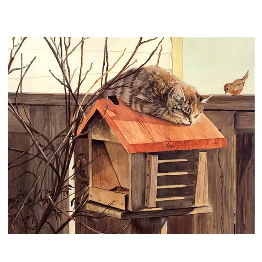 RIHE Cat Sleeping Painting By Numbers Oil Painting On Canvas Hand Painted Cuadros Decoracion 9 Animal Acrylic Paint Home Decor
RIHE Cat Sleeping Painting By Numbers Oil Painting On Canvas Hand Painted Cuadros Decoracion 9 Animal Acrylic Paint Home Decor