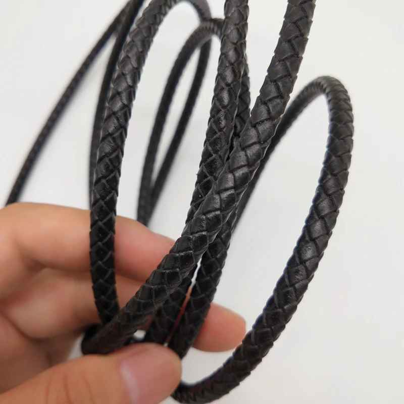 1m/lot 6MM black round leather rope DIY bracelet high quality solid cowhide woven rope key pendant mobile phone decoration rope
1m/lot 6MM black round leather rope DIY bracelet high quality solid cowhide woven rope key pendant mobile phone decoration rope