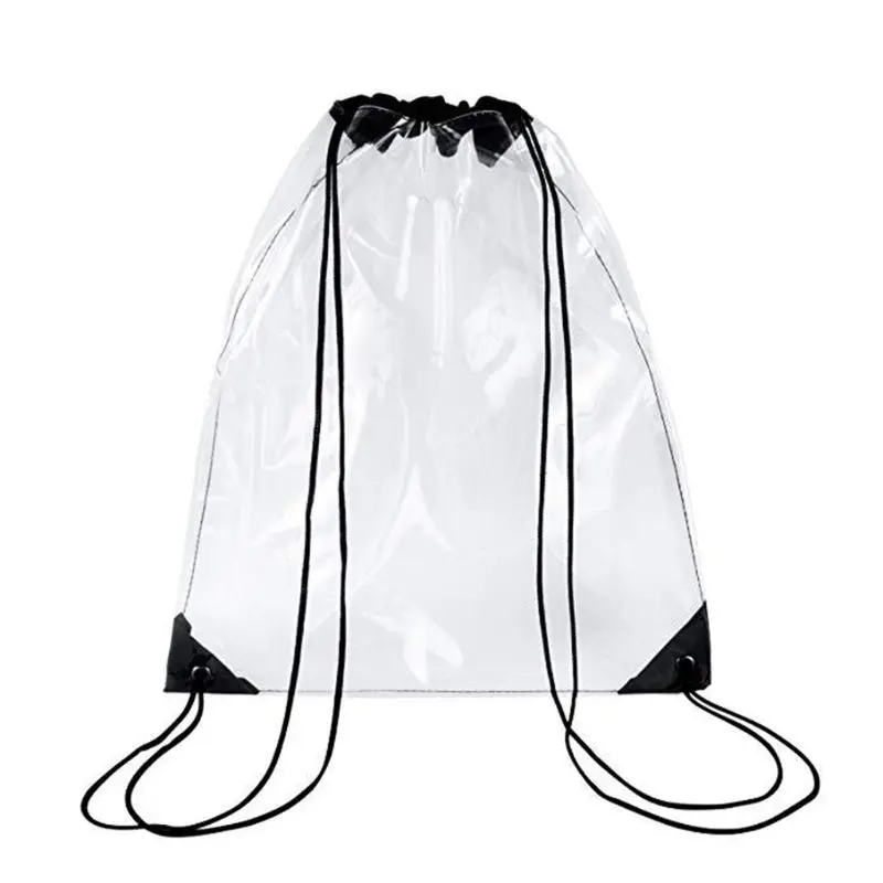 Premium Quality New Transparent Drawstring Backpack Cinch Sack School Tote Gym Bag Sport Pack
Premium Quality New Transparent Drawstring Backpack Cinch Sack School Tote Gym Bag Sport Pack
