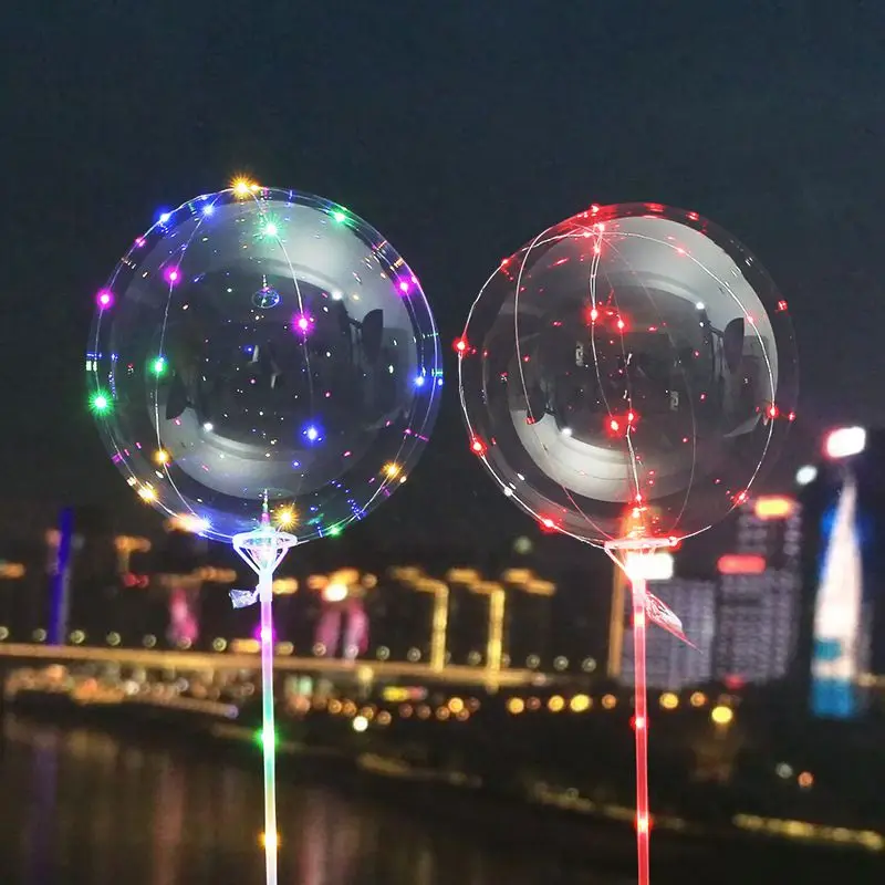 18inch LED Light Balloon Luminous Wave Helium Ball LED Round Bubble Balloon Rod Support Light Wedding Party Christmas Decoration
18inch LED Light Balloon Luminous Wave Helium Ball LED Round Bubble Balloon Rod Support Light Wedding Party Christmas Decoration