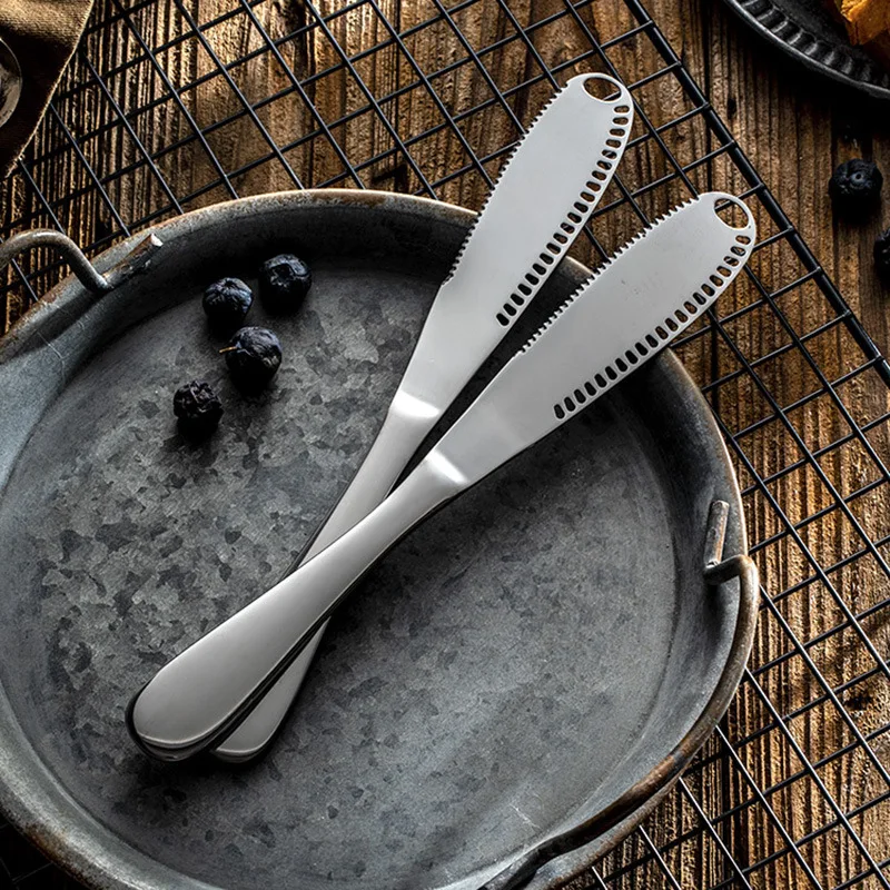 Stainless Steel Butter Spreader - Easy Spread Cold Hard Butter Kitchen Accessories Cake Tools Cutter Knife Board Kitchen
Stainless Steel Butter Spreader - Easy Spread Cold Hard Butter Kitchen Accessories Cake Tools Cutter Knife Board Kitchen