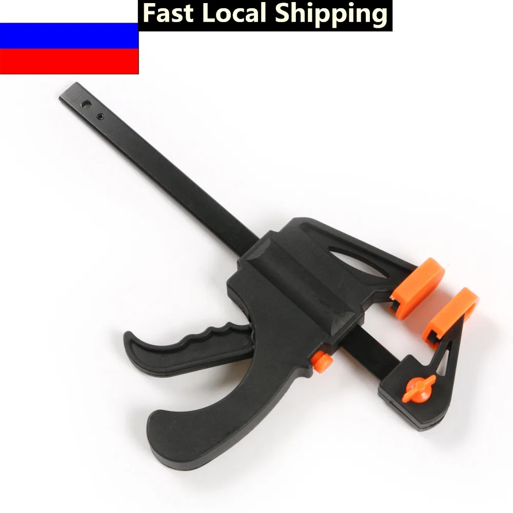 New Arrival 12 Inch F Clamp Quick Ratchet Release Speed Squeeze Wood Working Work Bar Clip Spreader Gadget Tool DIY Hand Tool
New Arrival 12 Inch F Clamp Quick Ratchet Release Speed Squeeze Wood Working Work Bar Clip Spreader Gadget Tool DIY Hand Tool