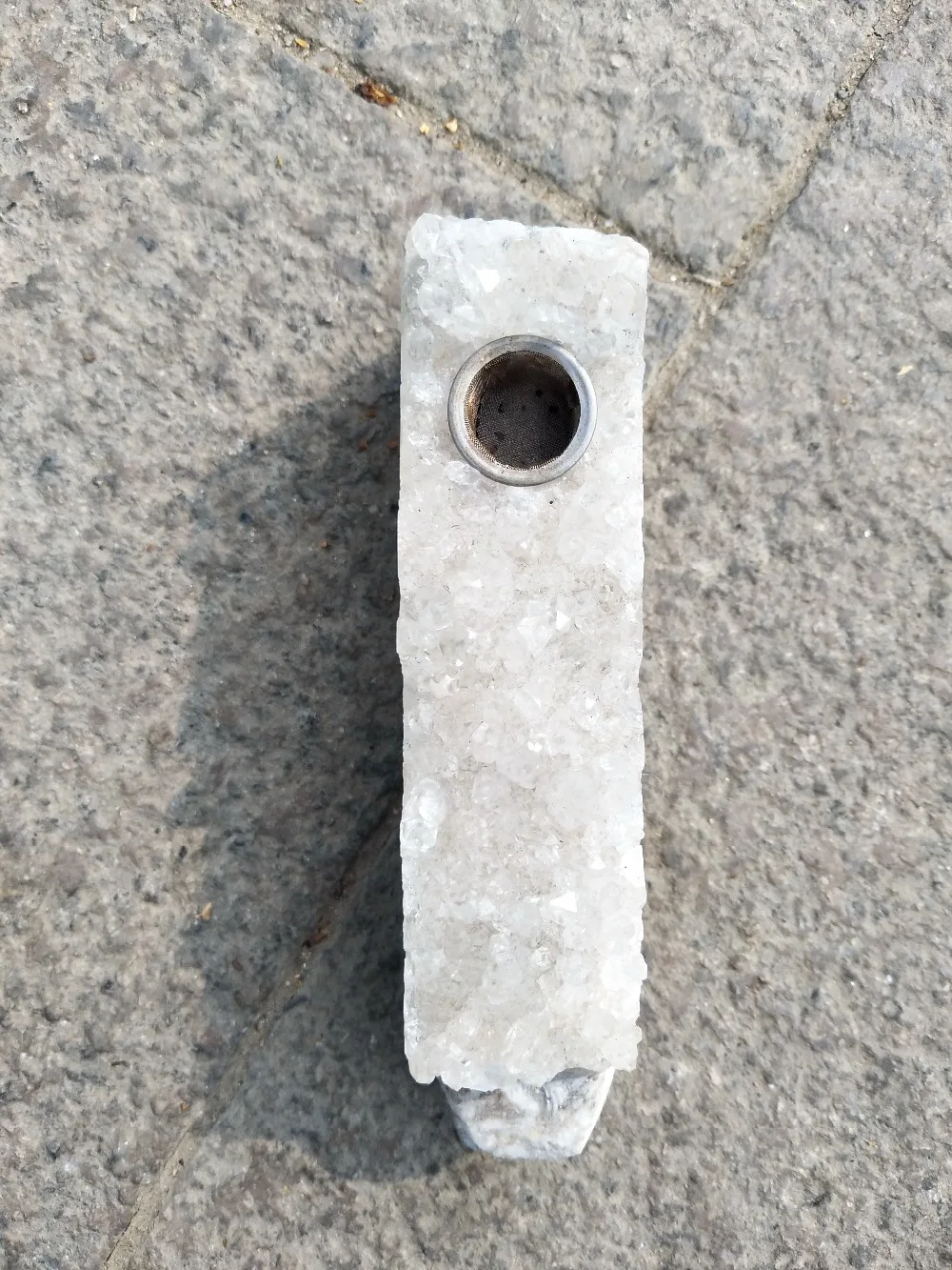 1pcs natural quartz crystal pipe is refined from natural quartz crystal mineral specimen A44
1pcs natural quartz crystal pipe is refined from natural quartz crystal mineral specimen A44