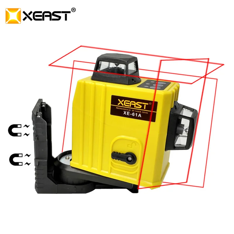 XEAST Mini 3D 12 lines laser level 360 Vertical And Horizontal Self-leveling Red Beam nivel laser Leveling with Magnetic bracket
XEAST Mini 3D 12 lines laser level 360 Vertical And Horizontal Self-leveling Red Beam nivel laser Leveling with Magnetic bracket
