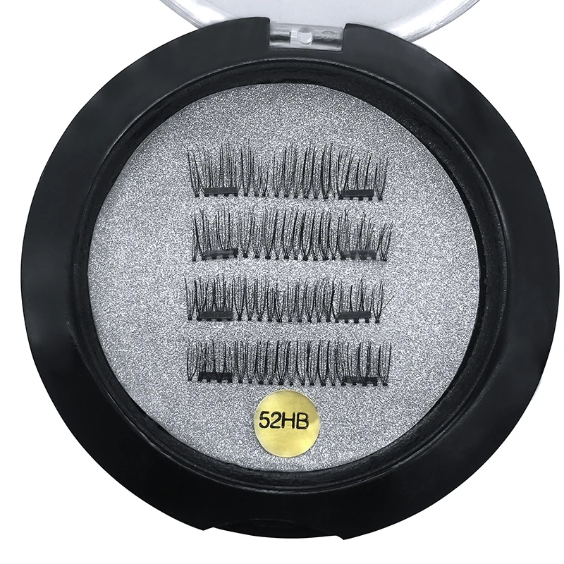 1 pair of magnetic eyelashes with 2 magnets handmade 3D magnet false eyelash extension delivery gift box 52HB-S
1 pair of magnetic eyelashes with 2 magnets handmade 3D magnet false eyelash extension delivery gift box 52HB-S
