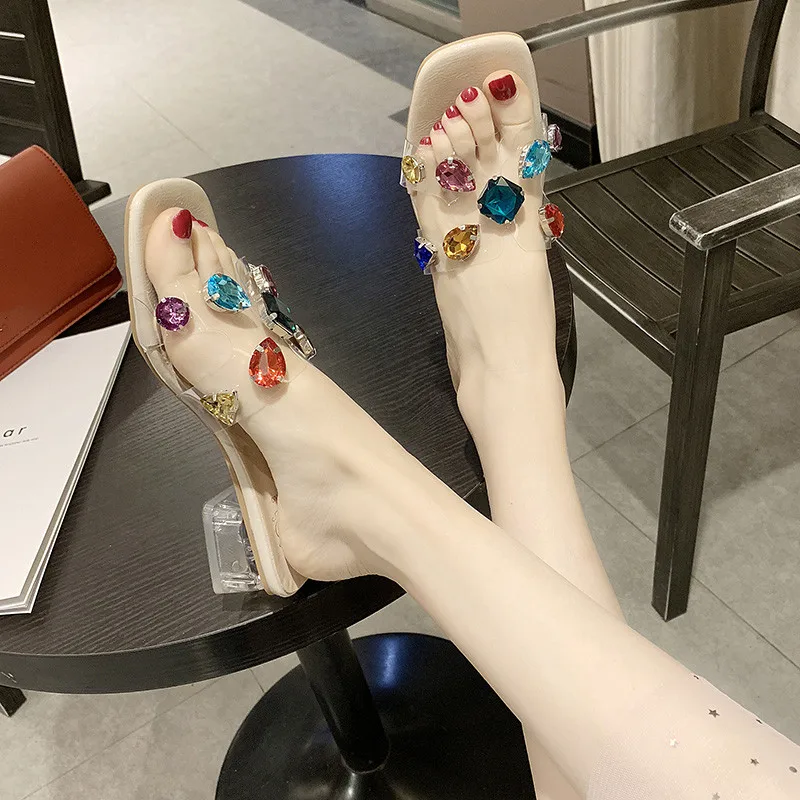Rubber Slippers Med Glitter Slides Women Shoes 2019 Transparent Heel Ladies Flip Flops Jelly Summer Luxury Flat Flip-flops
Rubber Slippers Med Glitter Slides Women Shoes 2019 Transparent Heel Ladies Flip Flops Jelly Summer Luxury Flat Flip-flops