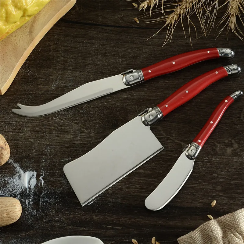DAMASK 3pcs/Set Cheese Knife Stainless Steel Cheeses Slicer Knive Butter Cutter ABS Handle Kitchen Knife Accessories Cheese Tool
DAMASK 3pcs/Set Cheese Knife Stainless Steel Cheeses Slicer Knive Butter Cutter ABS Handle Kitchen Knife Accessories Cheese Tool