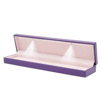 Long LED Bracelet Boxes Necklace Padent Gift Case for Jewelry Display Wedding Valentine's Day Gift
Long LED Bracelet Boxes Necklace Padent Gift Case for Jewelry Display Wedding Valentine's Day Gift