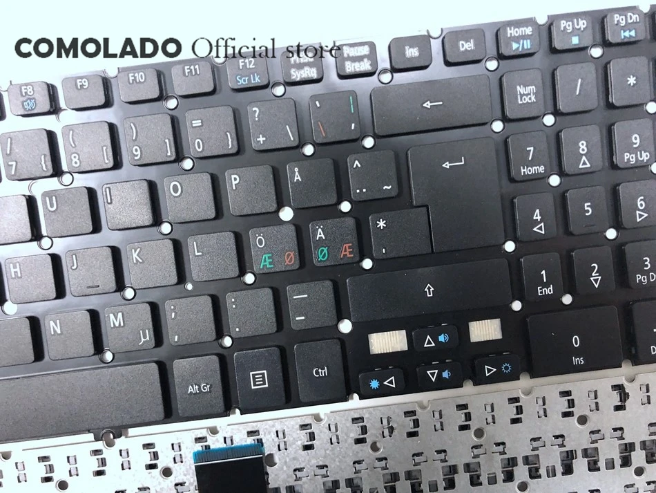 ND Nordic Keyboard for Acer V5-531 V5-531G V5-551G V5-571 V5-571G V5-571P V5- V5-531P without frame keyboard ND Layout -2