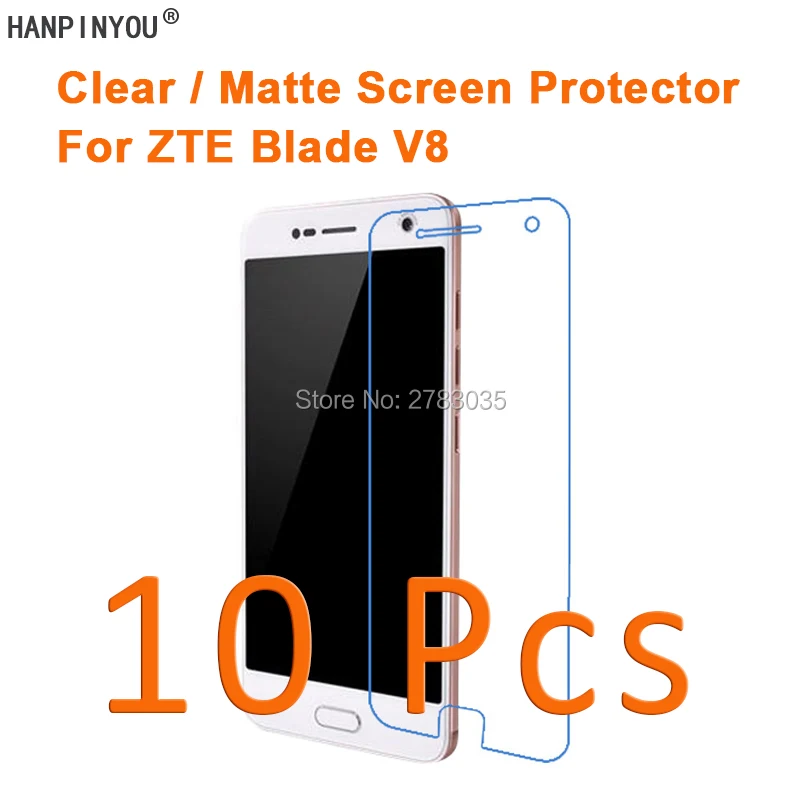 10 Pcs/Lot For ZTE Blade V8 5.2" HD Clear/Anti-Glare Matte Screen Protector Protective Film Guard (Not Tempered Glass)
10 Pcs/Lot For ZTE Blade V8 5.2" HD Clear/Anti-Glare Matte Screen Protector Protective Film Guard (Not Tempered Glass)
