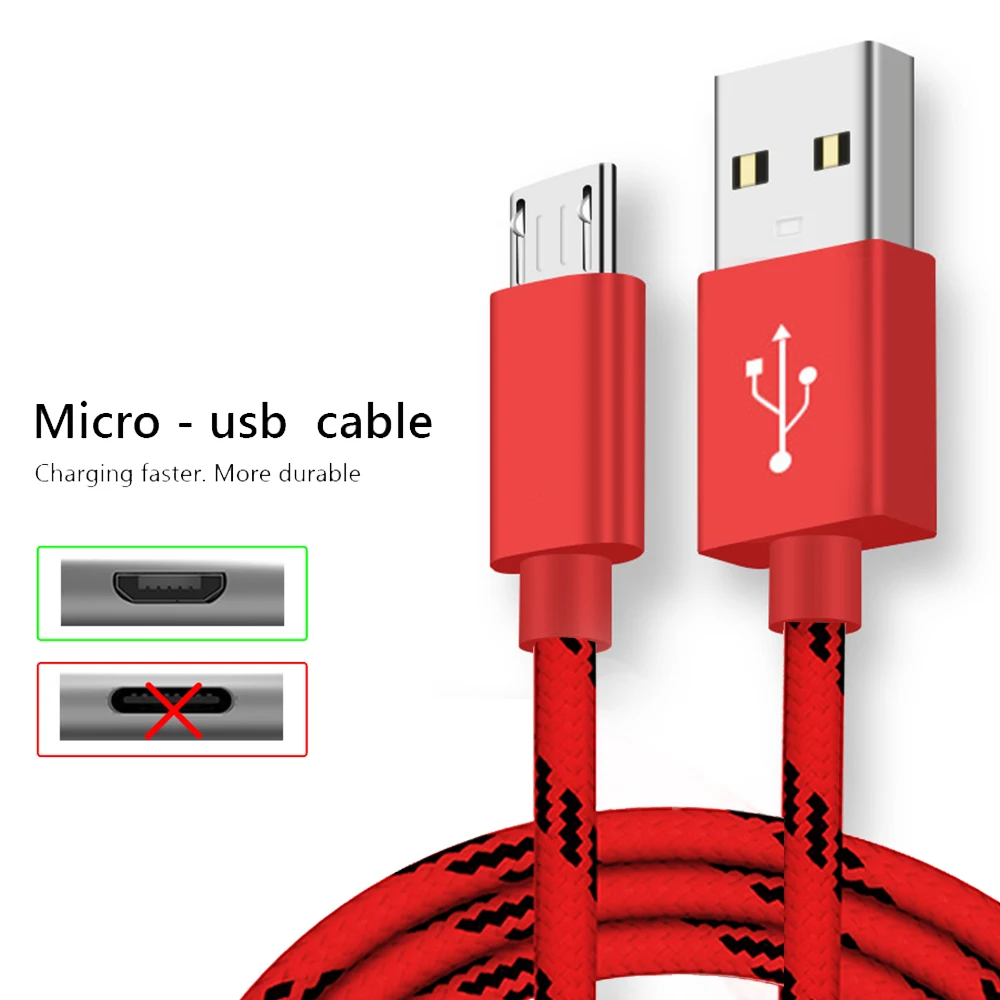 Micro USB Cable 1m 2m 3m Fast Charging Nylon USB Sync Data Mobile Phone Android Adapter Charger Cable for Samsung Cable FBYEG
Micro USB Cable 1m 2m 3m Fast Charging Nylon USB Sync Data Mobile Phone Android Adapter Charger Cable for Samsung Cable FBYEG