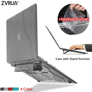 ZVRUA Fashion Matte Hard Laptop Case with Portable Stand / Bracket For MacBook Air 13 inch + Keyboard Cover
ZVRUA Fashion Matte Hard Laptop Case with Portable Stand / Bracket For MacBook Air 13 inch + Keyboard Cover