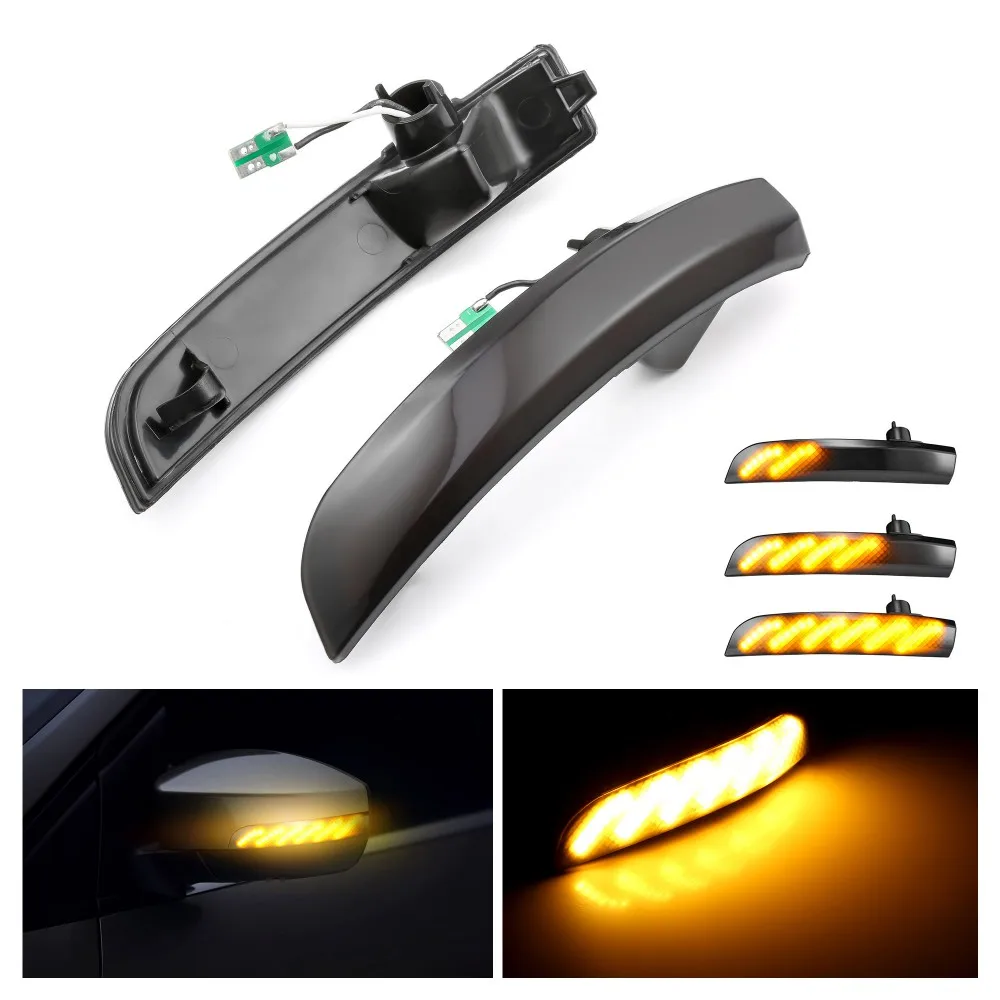 2Pcs Dynamic Blinker car mirror LED Turn Signal Light Smoked Side Mirror Sequential Blink For Ford Escape Kuga ECOSPORT
2Pcs Dynamic Blinker car mirror LED Turn Signal Light Smoked Side Mirror Sequential Blink For Ford Escape Kuga ECOSPORT