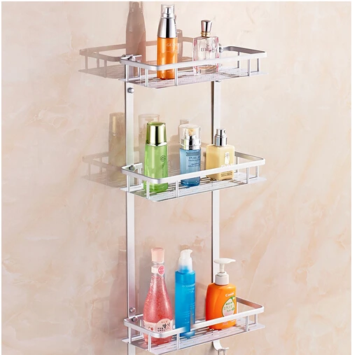 1PC New Space aluminum Single or Double Wall Shower Shampoo Soap Cosmetic Storage Shelf Bathroom Shelves KF 2004
1PC New Space aluminum Single or Double Wall Shower Shampoo Soap Cosmetic Storage Shelf Bathroom Shelves KF 2004