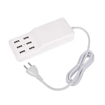 Multi-Use 6 Ports USB 12A 60W Desktop Wall Home Travel Charger Power Adapter Hub
Multi-Use 6 Ports USB 12A 60W Desktop Wall Home Travel Charger Power Adapter Hub