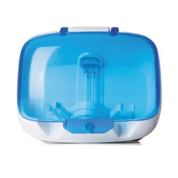 Toothbrush Holder Sanitizer UV Lamp Sterilizer Portable Disinfection Box Wall-Mounted With Adhesive Sticker New
Toothbrush Holder Sanitizer UV Lamp Sterilizer Portable Disinfection Box Wall-Mounted With Adhesive Sticker New
