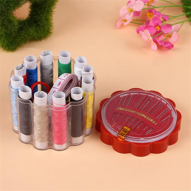 DoreenBeads Sewing Kit Thread Needle Tape Storage Box Ruler Measure Scissor Thimble Sewing Tools Cotton Multicolor, 1 Set
DoreenBeads Sewing Kit Thread Needle Tape Storage Box Ruler Measure Scissor Thimble Sewing Tools Cotton Multicolor, 1 Set