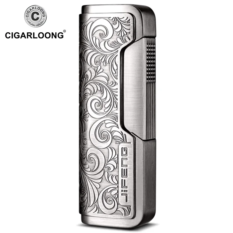 Windproof big firepower jet flame inflatable art engraving design cigar lighter CB-080
Windproof big firepower jet flame inflatable art engraving design cigar lighter CB-080