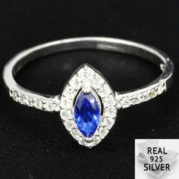 1.6g Real 925 Solid Sterling Silver Real Blue Sapphire CZ SheType Present Rings US 8.0# 10x7mm
1.6g Real 925 Solid Sterling Silver Real Blue Sapphire CZ SheType Present Rings US 8.0# 10x7mm