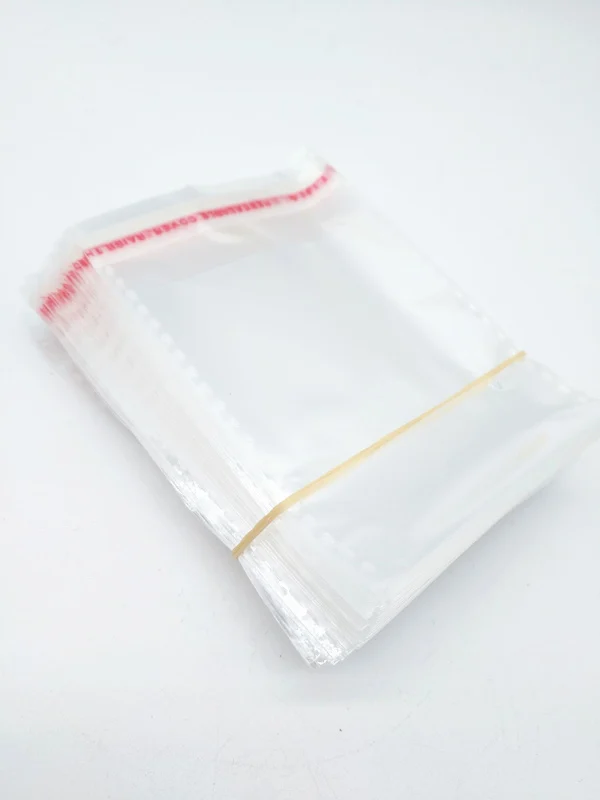 Прозрачные полиэтиленовые пакеты 6 Х9 см 100 шт.|jewellery bags|bag jewelleryplastic bag adhesive seal |
