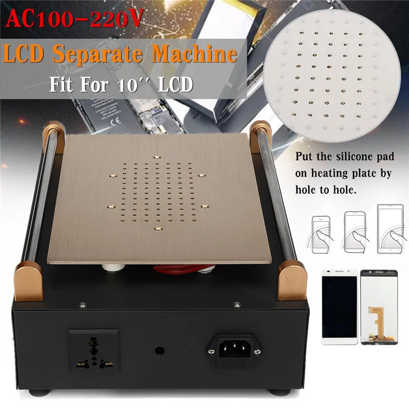 Doersupp 10inch 100V-220V US Screen Separator Auto Heating Metal Plate Built-in Imported Suction Pump LED Display Anti Static
Doersupp 10inch 100V-220V US Screen Separator Auto Heating Metal Plate Built-in Imported Suction Pump LED Display Anti Static