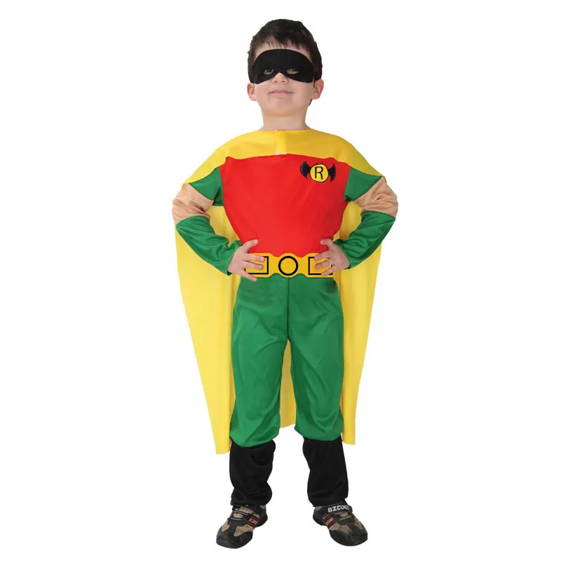 Superhero Robin Costume for Kids Children Halloween Superhero Party Fancy Dress Up Boys Carnival Superman Cosplay Outfit
Superhero Robin Costume for Kids Children Halloween Superhero Party Fancy Dress Up Boys Carnival Superman Cosplay Outfit