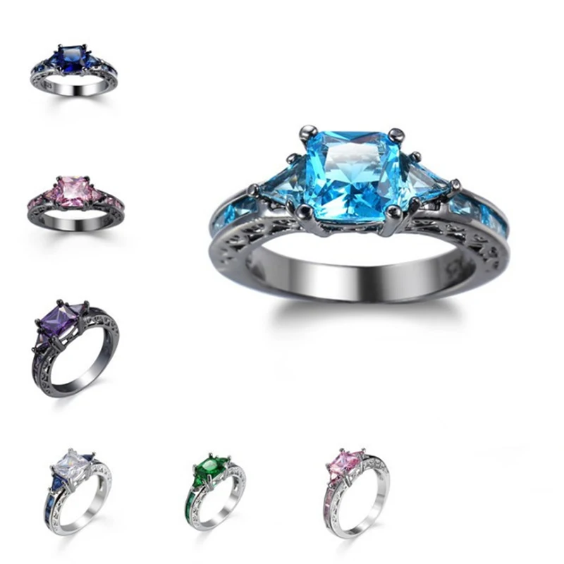 New high quality jewelry female zircon gold ring multi color CZ fashion woman wedding engagement ring
New high quality jewelry female zircon gold ring multi color CZ fashion woman wedding engagement ring