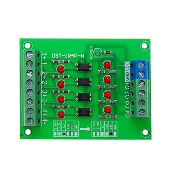 Hot 5V To 24V 4 Channel Optocoupler Isolation Board Isolated Module PLC Signal Level Voltage Converter Board 4Bit
Hot 5V To 24V 4 Channel Optocoupler Isolation Board Isolated Module PLC Signal Level Voltage Converter Board 4Bit