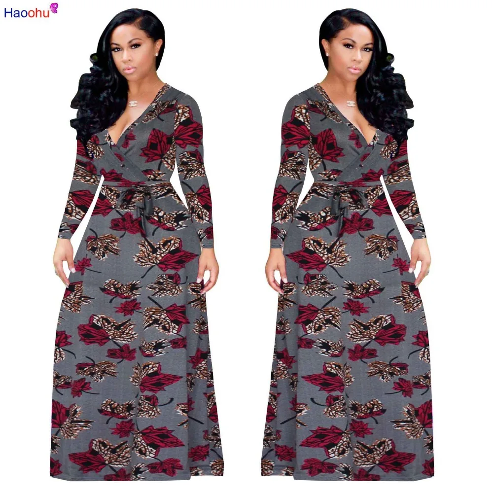 HAOOHU Woman Sexy Retro Maxi Dress British Style Robe Long Sleeve Pinted Long Dress Autumn Bodycon Elegant Party Dresses
HAOOHU Woman Sexy Retro Maxi Dress British Style Robe Long Sleeve Pinted Long Dress Autumn Bodycon Elegant Party Dresses