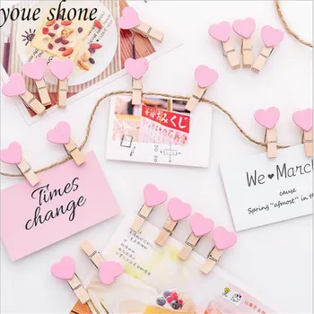 10PCS / Bag Cute Girls Heart Long Tail Clip Room Wall Decoration Pink Cute Mini Love Small Wood Seal Clip 
10PCS / Bag Cute Girls Heart Long Tail Clip Room Wall Decoration Pink Cute Mini Love Small Wood Seal Clip