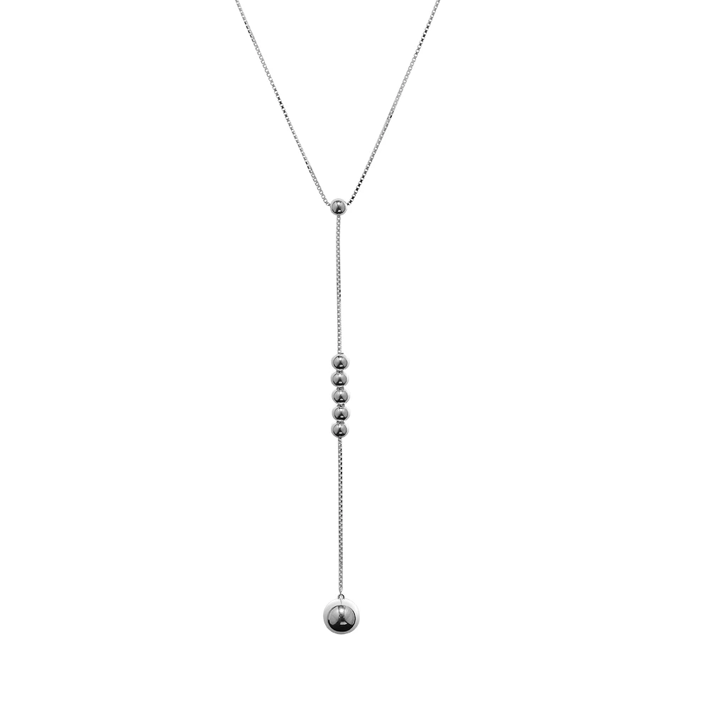 Fandola Necklaces & Pendants String of Beads Necklace 925 STERLING SILVER JEWELRY choker joyas de plata 925 Women Men Gift
Fandola Necklaces & Pendants String of Beads Necklace 925 STERLING SILVER JEWELRY choker joyas de plata 925 Women Men Gift
