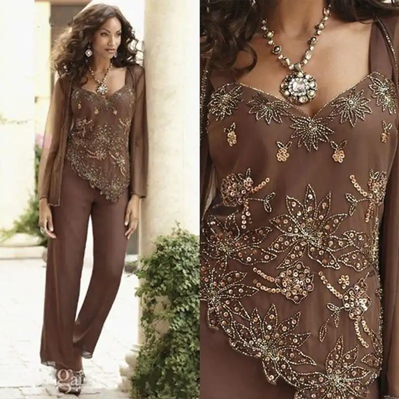 plus size mother of the bride pantsuit