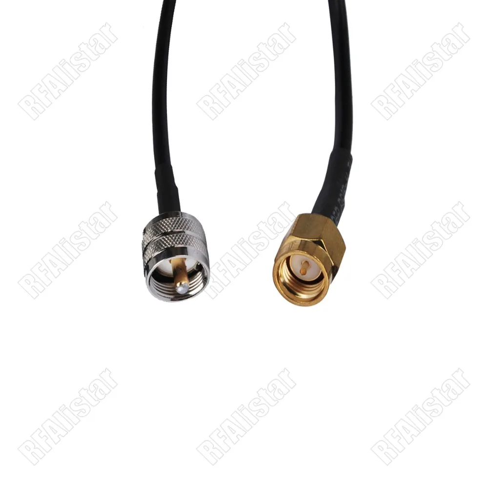 

UHF Male PL259 to SMA Male Plug RF Pigtail Coaxial Cable PL-259 RG174 For Ham Radio Wifi 15cm/30cm/50cm/1M/2M Or Custom Requests