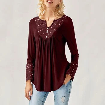 Spring Autumn Long Sleeve O Neck T-Shirts For Women Casual Draped T Shirt Solid Color Rivet Women Tops Tee Brand Clothing 7Q1818
Spring Autumn Long Sleeve O Neck T-Shirts For Women Casual Draped T Shirt Solid Color Rivet Women Tops Tee Brand Clothing 7Q1818