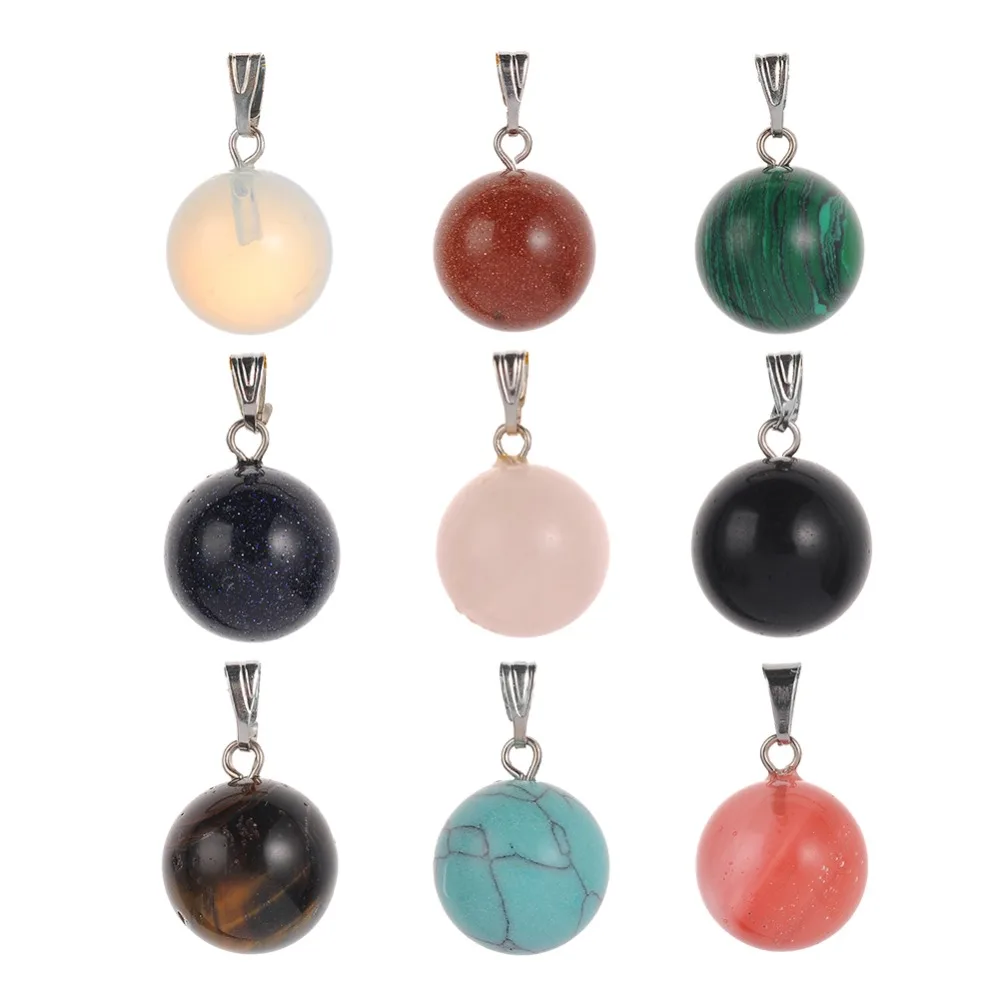 Wholesale Assorted Mixed Color Pink Quartz Tiger Eye Natural Stone Crystal Charms Pendant Ball Round for Jewelry Making Necklace
Wholesale Assorted Mixed Color Pink Quartz Tiger Eye Natural Stone Crystal Charms Pendant Ball Round for Jewelry Making Necklace