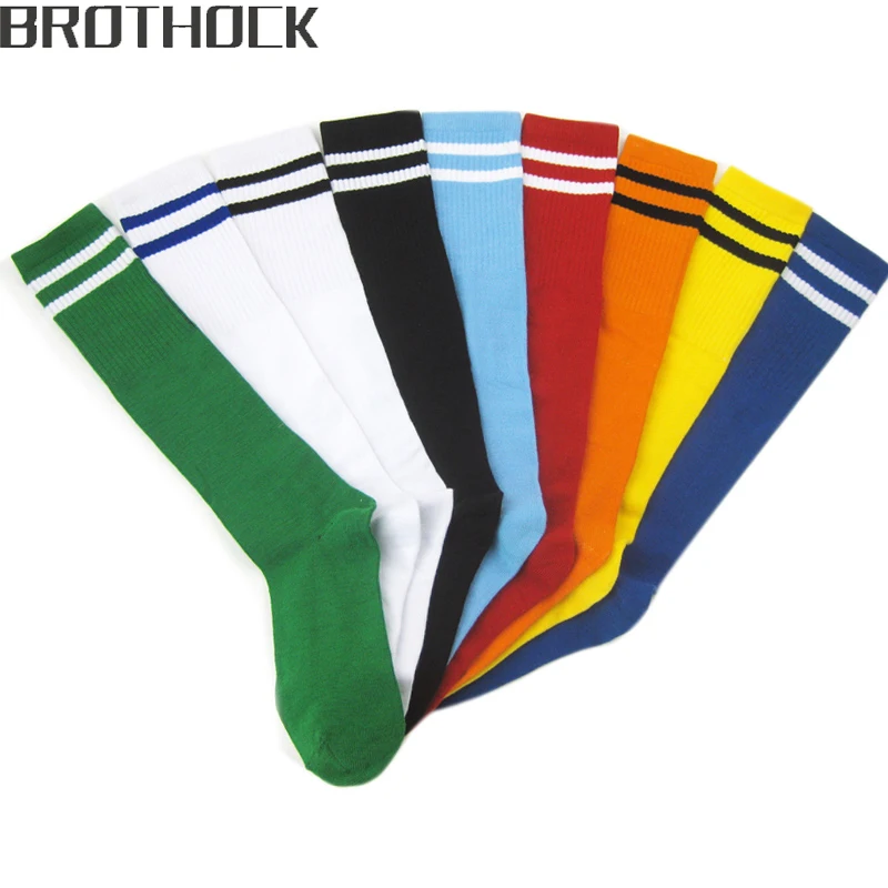 

Brothock Summer children soccer socks thin section cotton socks Sports socks boys football cheerleaders show boy socks stockings