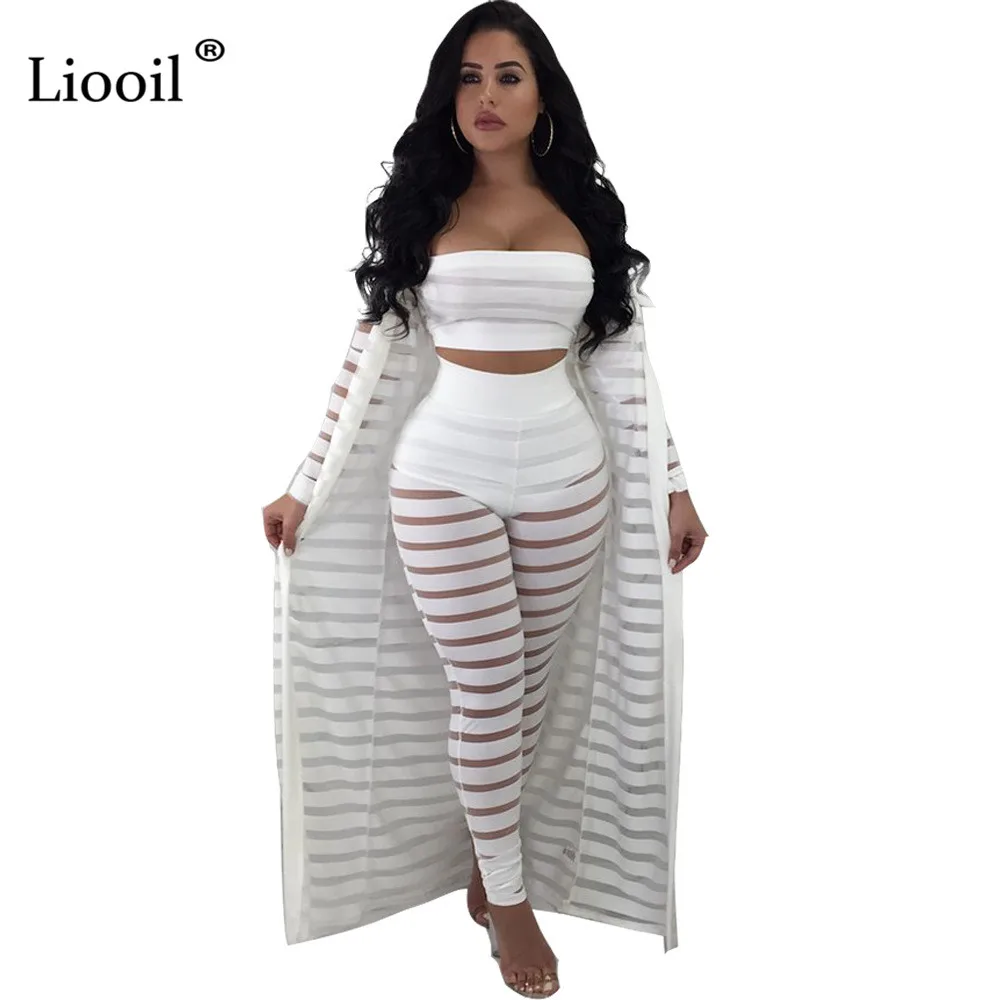 Liooil Sexy Club Black White Off Shoulder 3 Piece Rompers Womens Jumpsuit Long Pants Hollow Out Bodycon Party Jumpsuits Overalls
Liooil Sexy Club Black White Off Shoulder 3 Piece Rompers Womens Jumpsuit Long Pants Hollow Out Bodycon Party Jumpsuits Overalls