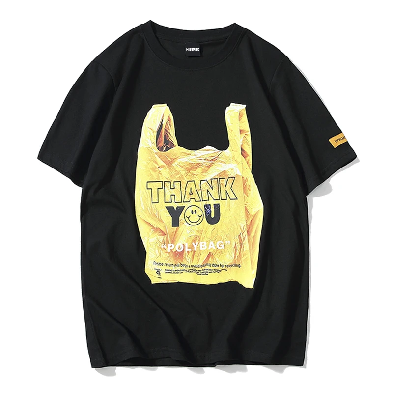 HISTREX Funny Thank You Polybag Streetwear Fashion Men T Shirt Funny Short Sleeve T-Shirts Brand Clothing Homme Top 4386U#
HISTREX Funny Thank You Polybag Streetwear Fashion Men T Shirt Funny Short Sleeve T-Shirts Brand Clothing Homme Top 4386U#