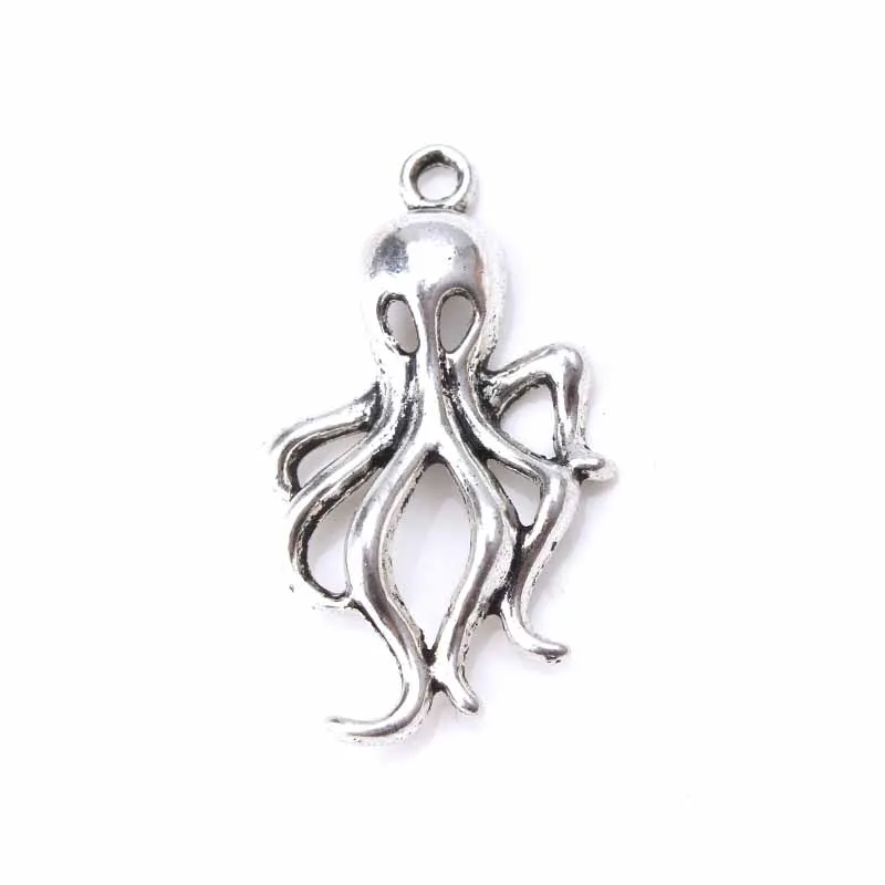 10pcs/lot Vintage Silver Octopus Charm Accessories DIY Bracelet Pendant Necklace & Charm Jewelry Making 32mm x 17mm Pendant
10pcs/lot Vintage Silver Octopus Charm Accessories DIY Bracelet Pendant Necklace & Charm Jewelry Making 32mm x 17mm Pendant